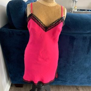 Express long silk top